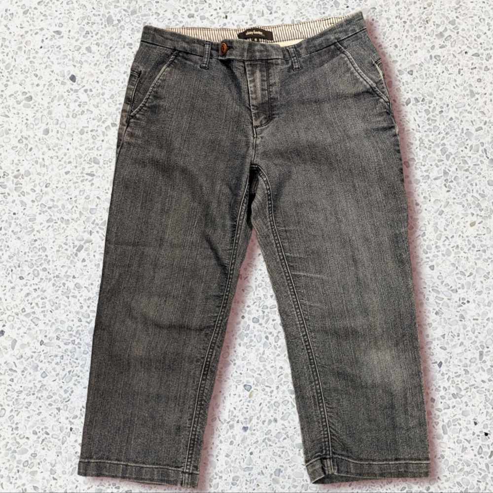 Daisy Fuentes Moda casual comfort crop jeans